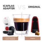 Kompatibel mit Dolce Gusto-Kaffeemaschine und Nespresso iCafilas-Kapseladapter-Umrüstfach, Star – Bild 3