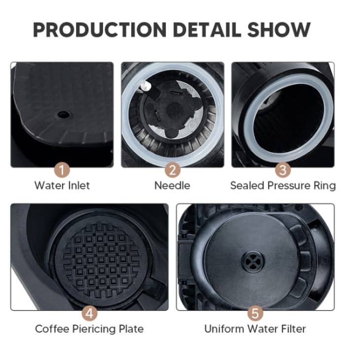 Kompatibel mit Dolce Gusto-Kaffeemaschine und Nespresso iCafilas-Kapseladapter-Umrüstfach, Star – Bild 4