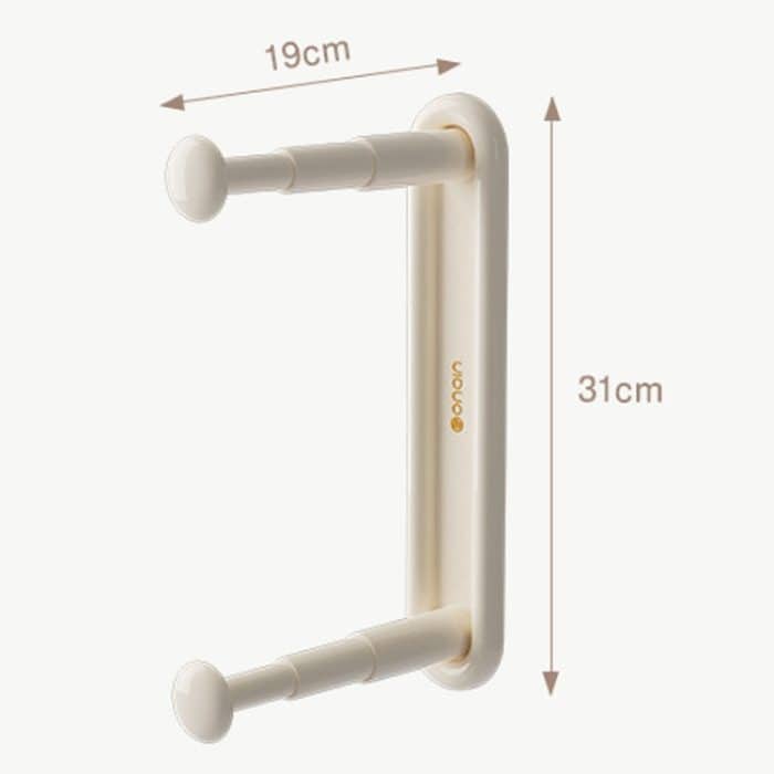 Versenkbare Kleidung Rack Organizer Multifunktionale Haushalt Loch-Freies Balkon Lagerung Regal – Bild 3