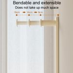 Versenkbare Kleidung Rack Organizer Multifunktionale Haushalt Loch-Freies Balkon Lagerung Regal – Bild 5