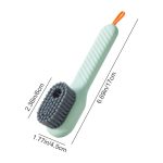 10 Stück/Packung Multifunktionale, flüssigkeitsgefüllte Nano-Schuhbürste mit weichen Borsten zum Pressen – Bild 2