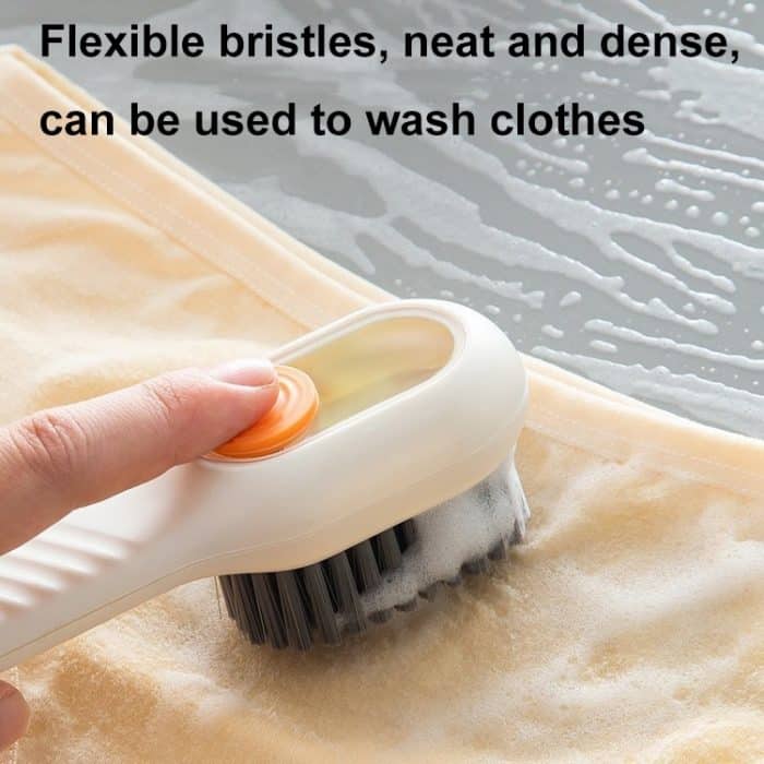 10 Stück/Packung Multifunktionale, flüssigkeitsgefüllte Nano-Schuhbürste mit weichen Borsten zum Pressen – Bild 4