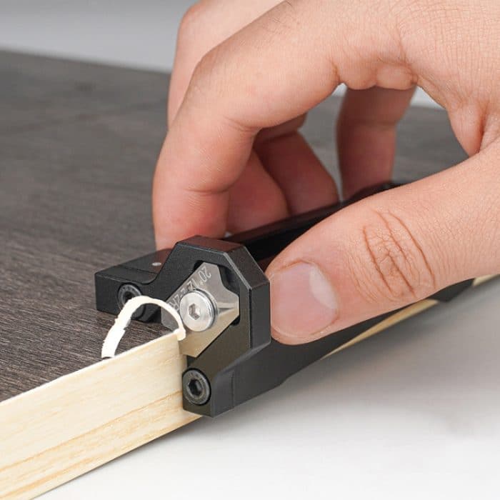 Holzbearbeitung Rand Banding Manuelle Arc Trimmer Bord Anfasen Filet Schaber, With R1 Blade, With R1.5 Blade, With R2 Blade, With R3 Blade, With R1+R2 Blades, With R1+R2+R3 Blades, With R1+R1.5+R2+R3 Blades – Bild 2