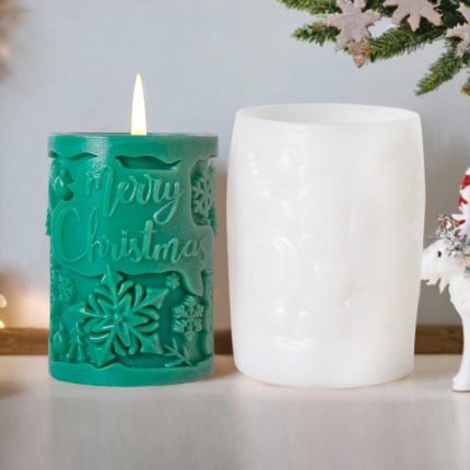 Weihnachtsaromatherapie-Kerzenzylinder DIY Silikonform, ZL-845, ZL-846, ZL-849, ZL-850