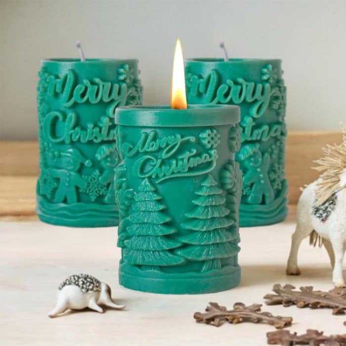 Weihnachtsaromatherapie-Kerzenzylinder DIY Silikonform, ZL-845, ZL-846, ZL-849, ZL-850 – Bild 5