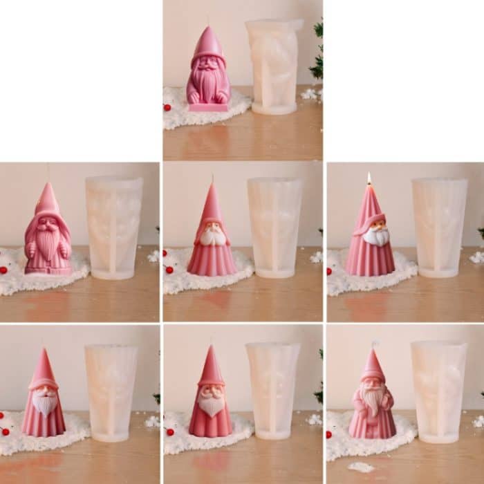 Weihnachtsmann Aromatherapie Kerze DIY Silikonform, A ZL-79, B ZL-80, C ZL-81, D ZL-82, E ZL-83, F ZL-84, G ZL-85 – Bild 2