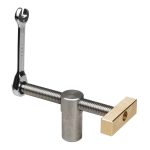 Holzbearbeitung Einstellbare Desktop Schraubstock Dübel Schnelle Feste Clip Clamp Ratsche, 19mm Silver, 20mm Silver, 20mm Black