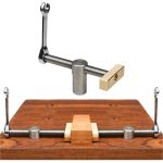 Holzbearbeitung Einstellbare Desktop Schraubstock Dübel Schnelle Feste Clip Clamp Ratsche, 19mm Silver, 20mm Silver, 20mm Black – Bild 2