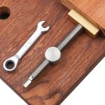 Holzbearbeitung Einstellbare Desktop Schraubstock Dübel Schnelle Feste Clip Clamp Ratsche, 19mm Silver, 20mm Silver, 20mm Black – Bild 4