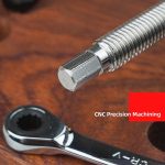 Holzbearbeitung Einstellbare Desktop Schraubstock Dübel Schnelle Feste Clip Clamp Ratsche, 19mm Silver, 20mm Silver, 20mm Black – Bild 7