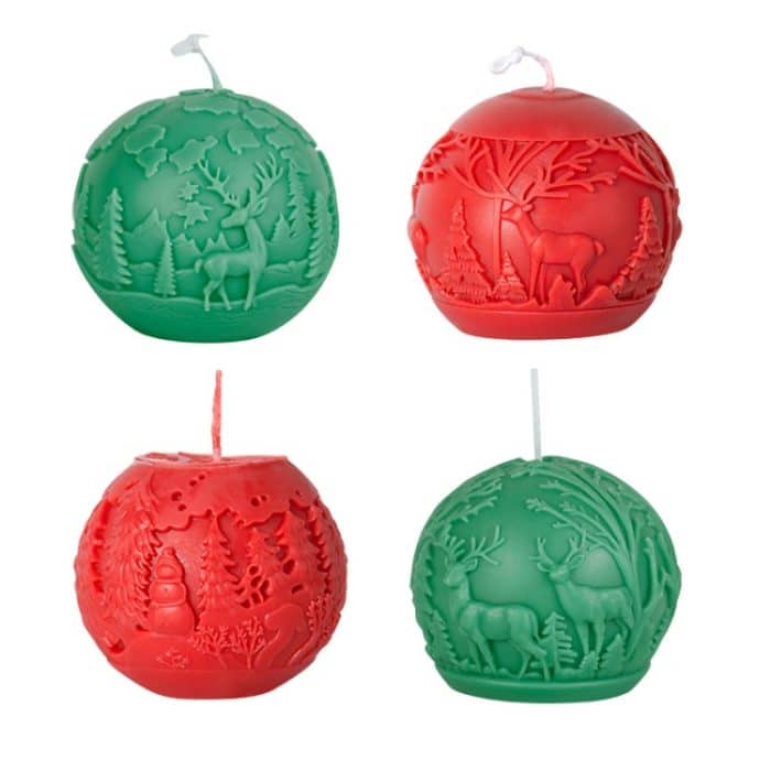 Weihnachtskugel Elch Duftkerze DIY Form, A ZL-73, C ZL-75, D ZL-76, F ZL-78 – Bild 2
