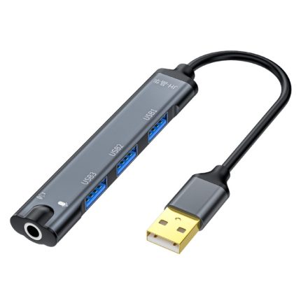 JINGHUA N800 Laufwerk Kostenloser Soundkarte Computer zur Dockingstation mit Audioschnittstelle, USB, Type-C