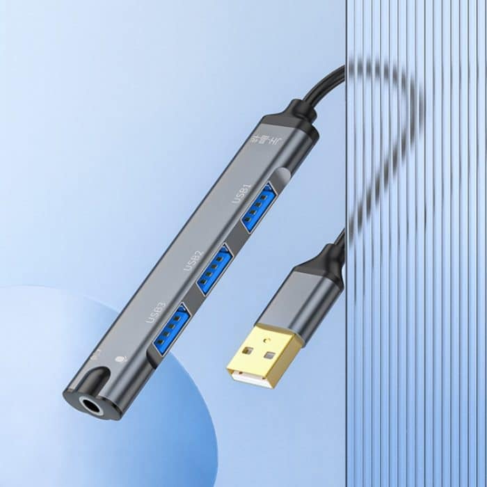 JINGHUA N800 Laufwerk Kostenloser Soundkarte Computer zur Dockingstation mit Audioschnittstelle, USB, Type-C – Bild 2