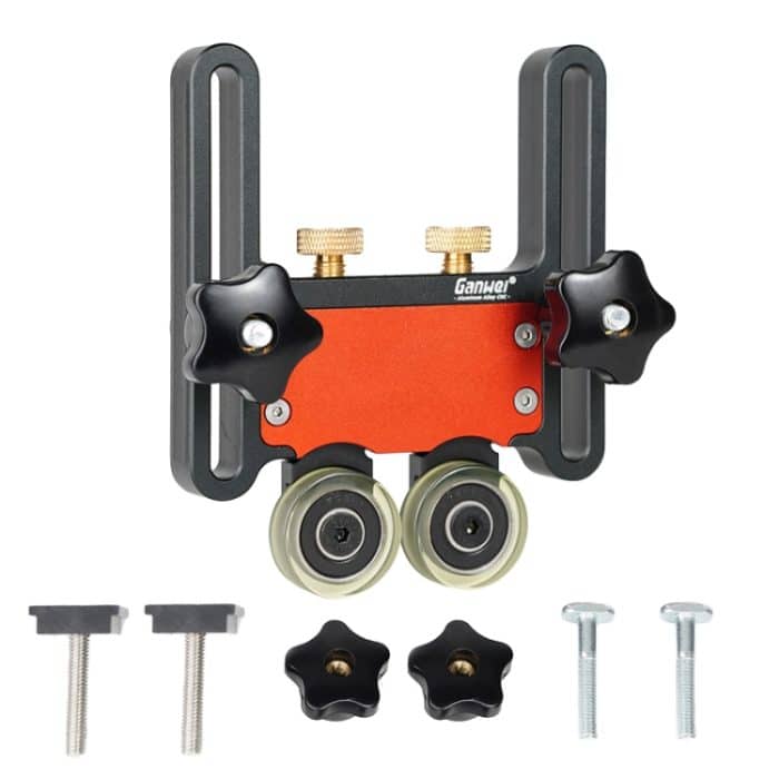 Tischkreissägen Pressvorschub Rollenführungen Feder Loc Board Sicherheit Schieben Hilfswerkzeug, Ganwei MG0-000-0111 – Bild 1