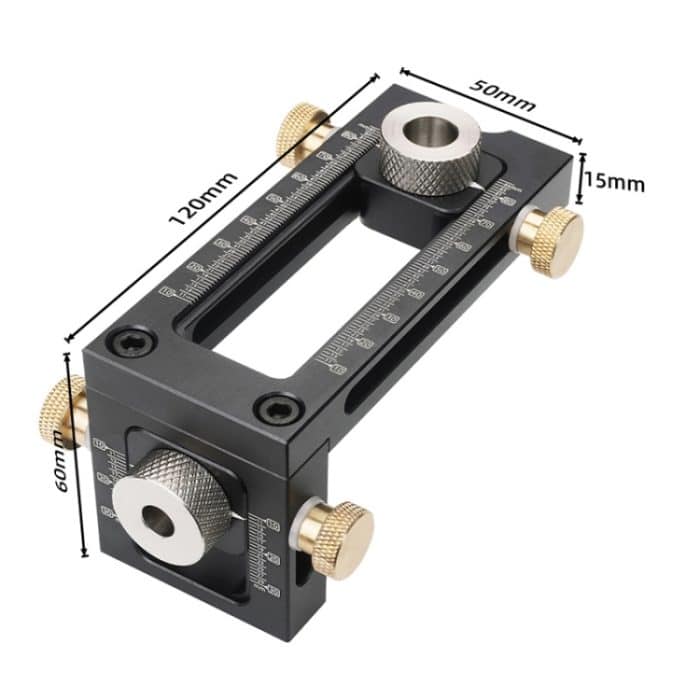 2 in 1 Flachkopf-Kreuz-Schrägbohrer-Lochstanzer-Sucher Dübelvorrichtung Bettschrank-Schraubenstanzer-Sucher, MG0-000-0011 – Bild 4