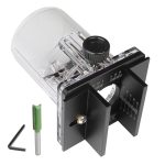 2 in 1 Holzbearbeitung Trimmen Stoßen Halterung Unsichtbare Befestigungen Kleiderschrank Öffnung Stanzen Locator, With 11mm Milling Cutter