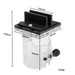 2 in 1 Holzbearbeitung Trimmen Stoßen Halterung Unsichtbare Befestigungen Kleiderschrank Öffnung Stanzen Locator, With 11mm Milling Cutter – Bild 5