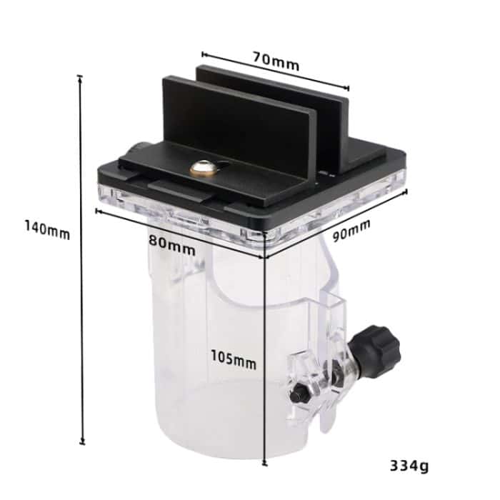 2 in 1 Holzbearbeitung Trimmen Stoßen Halterung Unsichtbare Befestigungen Kleiderschrank Öffnung Stanzen Locator, With 11mm Milling Cutter – Bild 5