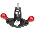 Router Hobel Rechtwinklig Zapfen Schulter Trimmen Schlitzen Hobel DIY Holzhandwerk Werkzeug, Aluminum Handle, Wooden Handle