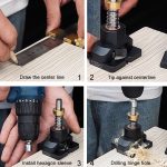 35mm Loch Öffnung Locator Schrank Tür Scharnier Bohrer Loch Jig Puncher Holzbearbeitung Werkzeug, MG0-000-0016 – Bild 8
