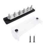 M8-Bolzen RV Yacht 6-Wege-Nylon-DC-Sammelschiene mit flammhemmender Basis – Bild 5