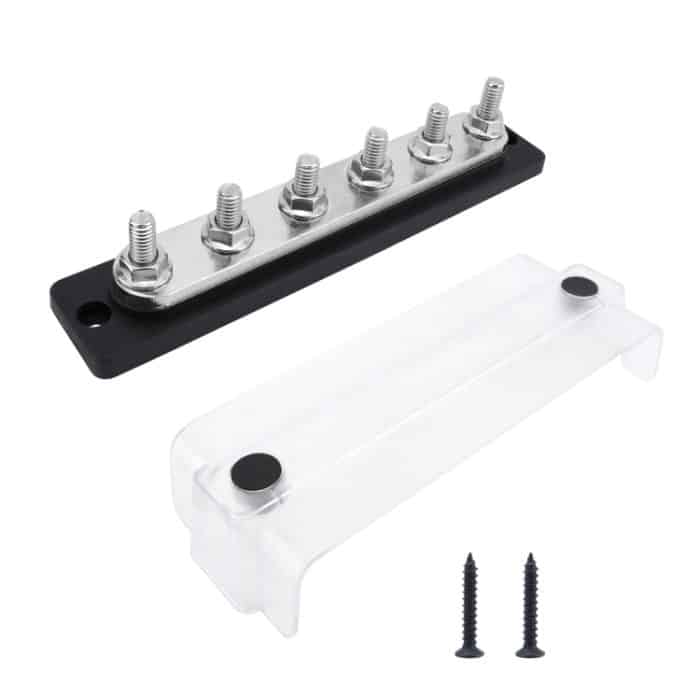 M8-Bolzen RV Yacht 6-Wege-Nylon-DC-Sammelschiene mit flammhemmender Basis – Bild 5