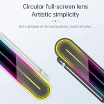 COOLMOON GH3 Computer ARGB Vertikal verstellbare Linse Grafikkartenhalterung, Temperature Display Upgrade White, Temperature Display Upgrade Black, Black, White – Bild 3