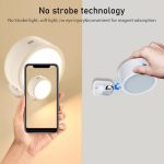 LED 360 Grad rotierende Lampe magnetische Schrank Spotlight Atmosphäre Nachtlicht, White, Black – Bild 6