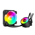COOLMOON RGB120 5V ARGB Integrierter einreihiger Multiplattform-CPU-Kühler, RGB120