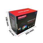 COOLMOON RGB120 5V ARGB Integrierter einreihiger Multiplattform-CPU-Kühler, RGB120 – Bild 12