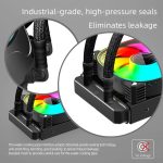 COOLMOON CM-YM-360T Computer ARGB Temperaturanzeige Linse Multi-Plattform Integrierter CPU-Kühler, CM-YM-360T – Bild 4