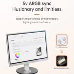 COOLMOON Glacier360 Computer Host Integrierter ARGB-CPU-Wasserkühler, Black, White – Bild 7