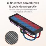 COOLMOON Glacier360 Computer Host Integrierter ARGB-CPU-Wasserkühler, Black, White – Bild 10