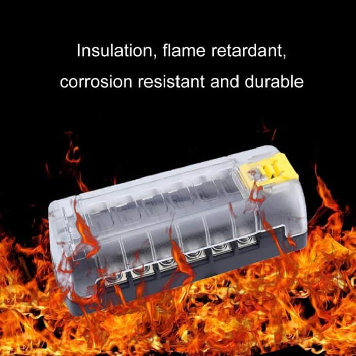 6-Wege-Stecksicherungskasten mit isolierter Abdeckung für Autos und Yachten, Standard, Upgraded Version A, Upgraded Version B, Enhanced Version A, Enhanced Version B – Bild 6