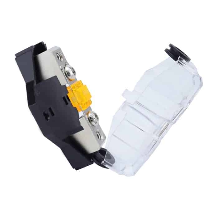 Audioverstärker des Auto-80A änderte festen Messingsicherungshalter mit transparenter Abdeckung, 1-way, 2-way, 3-way, 4-way – Bild 1