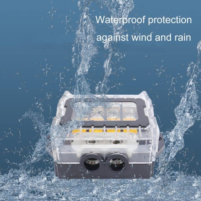 Audioverstärker des Auto-80A änderte festen Messingsicherungshalter mit transparenter Abdeckung, 1-way, 2-way, 3-way, 4-way – Bild 6