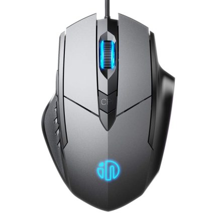IInphic PW1H Kabelgebundene, leise, beleuchtete Computer-Gaming-Maus mit 6 Tasten