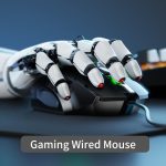 IInphic PW1H Kabelgebundene, leise, beleuchtete Computer-Gaming-Maus mit 6 Tasten – Bild 7