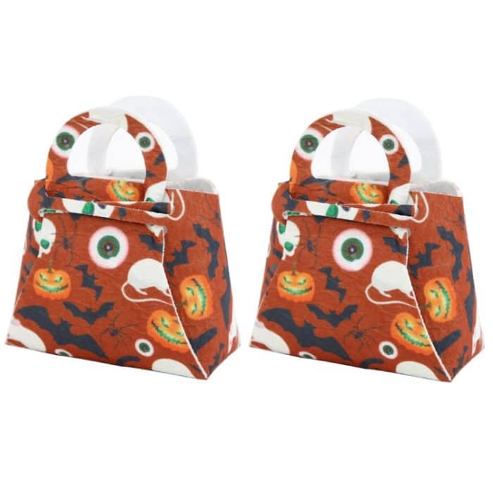 2 teile/paket DIY Halloween Candy Tasche Kinder Dress-Up Filz Geschenk Tasche – Bild 1