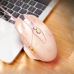 Inphic W8 Verbesserte kabelgebundene Gaming-Mäuse Makrodefinition Lichtemittierende Stummschaltung Computermaus, W8 – Bild 2