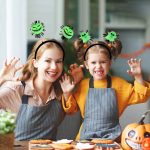 Halloween Horror Haar Zubehör Leuchtende Stirnband Party Leuchtende Requisiten, Bat, Pumpkin, Skull, Hand + Eyeball, Ghost – Bild 5