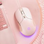 Inphic B8 Stumm Licht Emittierende Kabelmäuse Home Office Gaming Computermaus, B8 – Bild 2