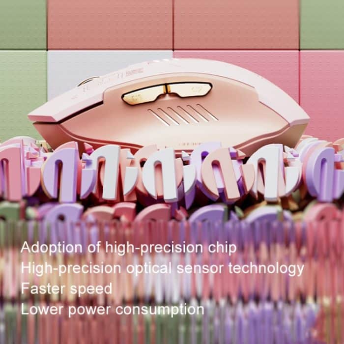 Inphic F8 2,4G Kabellose Computer-Gaming-Maus mit Stummschaltung und Aufladen, F8 – Bild 8