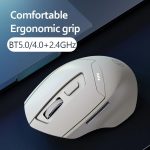 Inphic DR6 2,4G Wireless + Bluetooth 5.0/4.0 Tri-Modus Aufladen Stummschalten Büro Gaming Computer Maus, DR6 – Bild 3