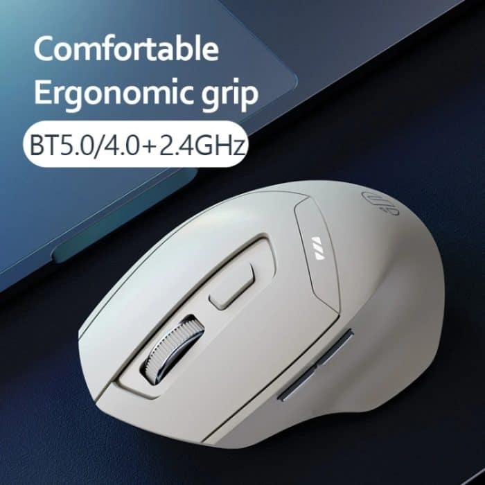 Inphic DR6 2,4G Wireless + Bluetooth 5.0/4.0 Tri-Modus Aufladen Stummschalten Büro Gaming Computer Maus, DR6 – Bild 3