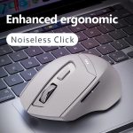 Inphic DR6 2,4G Wireless + Bluetooth 5.0/4.0 Tri-Modus Aufladen Stummschalten Büro Gaming Computer Maus, DR6 – Bild 5