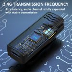 3 in 1 Wireless Lavalier-Mikrofon für iPhone Typ-C / USB-C 3,5 mm Klinke Smartphone SLR Kamera PC, 1 Drag 1, 1 Drag 2 – Bild 7