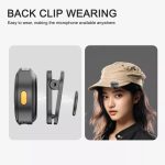 Kabelloses Lavalier-Knopfmikrofon mit magnetischem Saugnapf und rückseitigem Clip-Design, 8 Pin, USB-C / Type-C – Bild 6