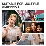 Kabelloses Lavalier-Knopfmikrofon mit magnetischem Saugnapf und rückseitigem Clip-Design, 8 Pin, USB-C / Type-C – Bild 10