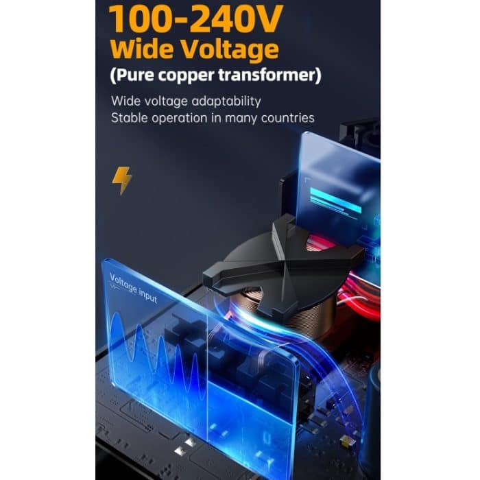 FNIRSI 200W Intelligente elektrische Lötkolbenstation mit konstanter Temperatur, EU Plug F210 K Head, EU Plug F210 Upgrade 3 Heads, EU Plug F245 B Head, EU Plug F245 Upgrade 6 Heads, US Plug F210 K Head, US Plug F210 Upgrade 3 Heads, US Plug F245 B Hea... – Bild 8